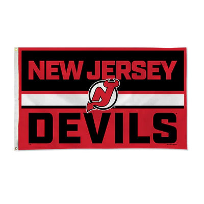 New Jersey Devils Bold 3' x 5' Banner Flag by Rico Industries