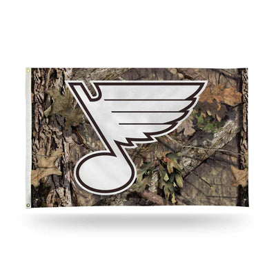 St. Louis Blues Mossy Oak Camo Break-Up Country 3' x 5' Banner Flag by Rico