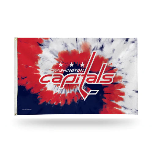 Washington Capitals Tie Dye Design Banner Flag by Rico Industries