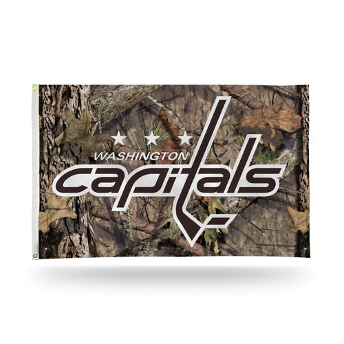 Washington Capitals Mossy Oak Camo Break-Up Country Design Banner Flag by Rico Industries