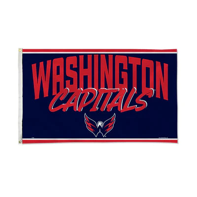 Washington Capitals 3' x 5' Script Banner Flag by Rico