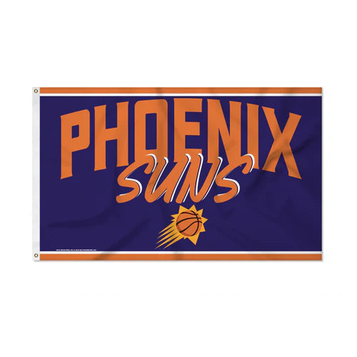Phoenix Suns Script Design  3' x 5' Banner Flag by Rico