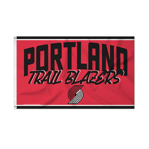 Portland Trail Blazers Script Design 3' x 5' Banner Flag by Rico