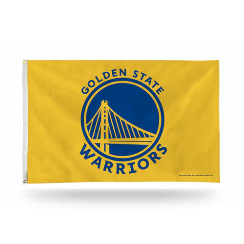 Golden State Warriors Classic Design 3' x 5' Single Sided Banner Flag by Rico