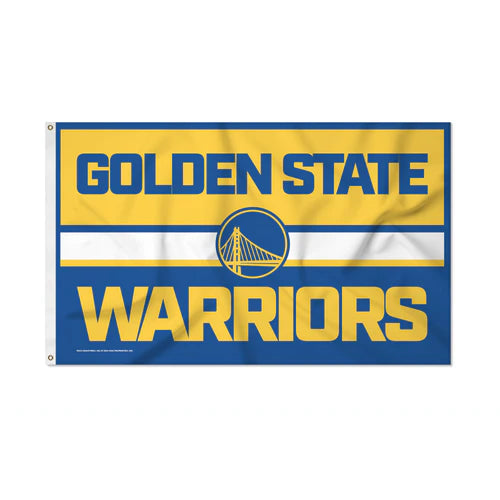 Golden State Warriors Bold Design 3' x 5' Banner Flag by Rico