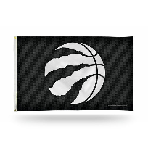 Toronto Raptors Carbon Fiber Design 3' x 5' Banner Flag by Rico
