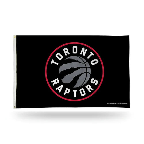 Toronto Raptors Classic Design 3' x 5' Single Sided Banner Flag by Rico