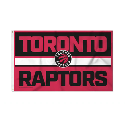 Toronto Raptors Bold Design 3' x 5' Banner Flag by Rico
