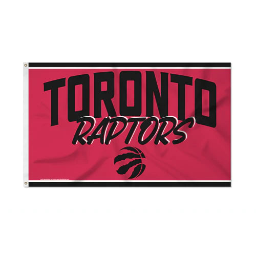 Toronto Raptors Script Design 3' x 5' Banner Flag by Rico