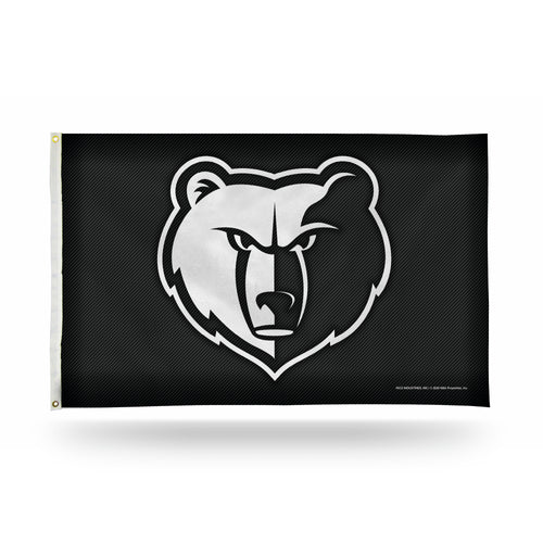 Memphis Grizzlies Carbon Fiber Design 3' x 5' Banner Flag by Rico