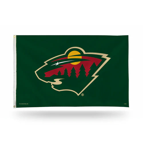 Minnesota Wild Classic Design 3' x 5' Single Sided Banner Flag by Rico