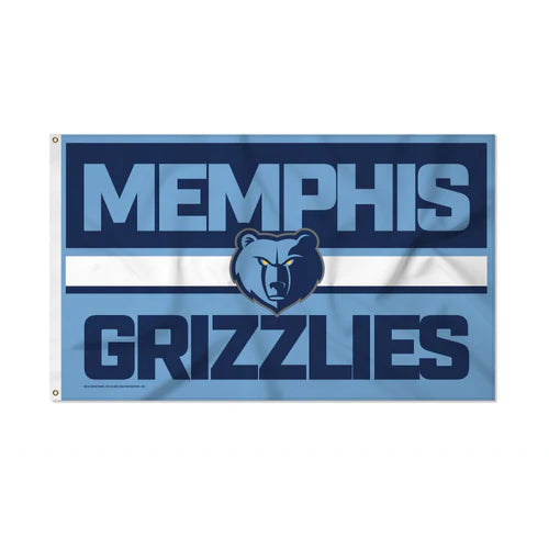 Memphis Grizzlies Bold Design 3' x 5' Banner Flag by Rico