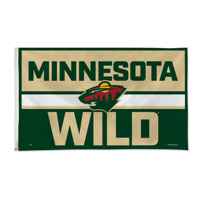 Minnesota Wild 3' x 5' Bold Banner Flag by Rico