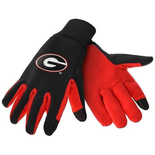 Georgia Bulldogs Color Texting Gloves by FOCO