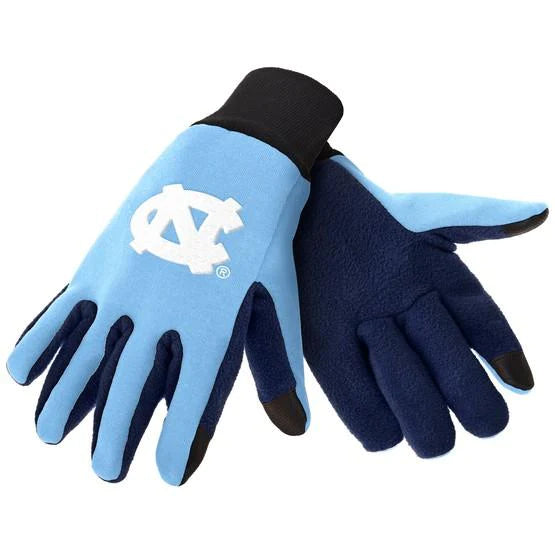 North Carolina Tar Heels Color Texting Gloves by FOCO