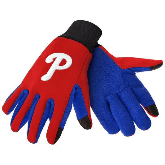 Philadelphia Phillies Color Texting Gloves by FOCO