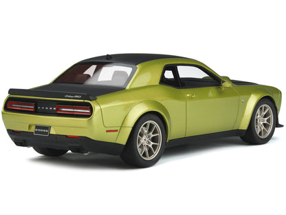 2020 Dodge Challenger R/T Scat Pack Widebody 50th Anniversary Green Metallic 1/18 Model Car by GT Spirit