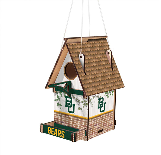Baylor Bears Wood Birdhouse by Fan Creations