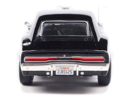 1970 Dodge Charger with Blown Engine Black 1/43 Diecast Model by IXO Models