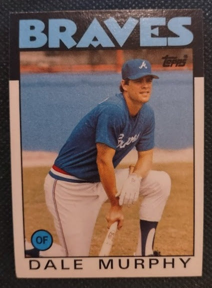 1986 Topps #600 Dale Murphy - Baseball Card