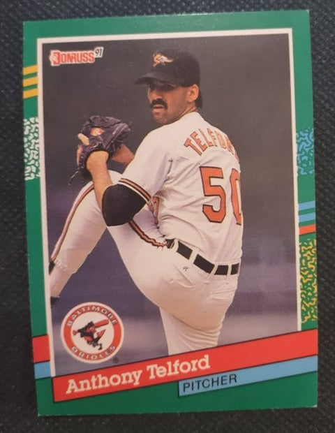 1991 Donruss #501 Anthony Telford RC - Baseball Card NM-MT