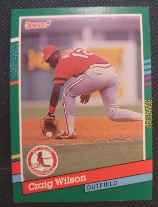 1991 Donruss #544 Craig Wilson RC - Baseball Card NM-MT