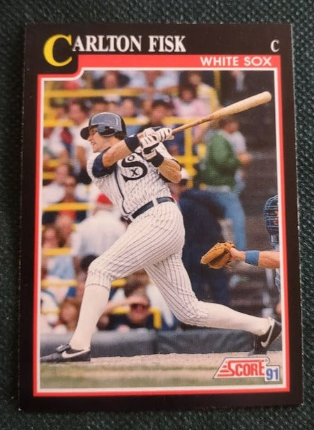 1991 Score #265 Carlton Fisk - Baseball Card NM-MT