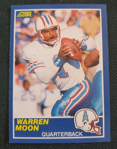 1989 Score #15 Warren Moon - Football Card {NM-MT}