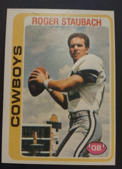 1978 Topps Roger Staubach Football Card #290 in NM-MT condition. A must-have for collectors of the legendary NFL quarterback!