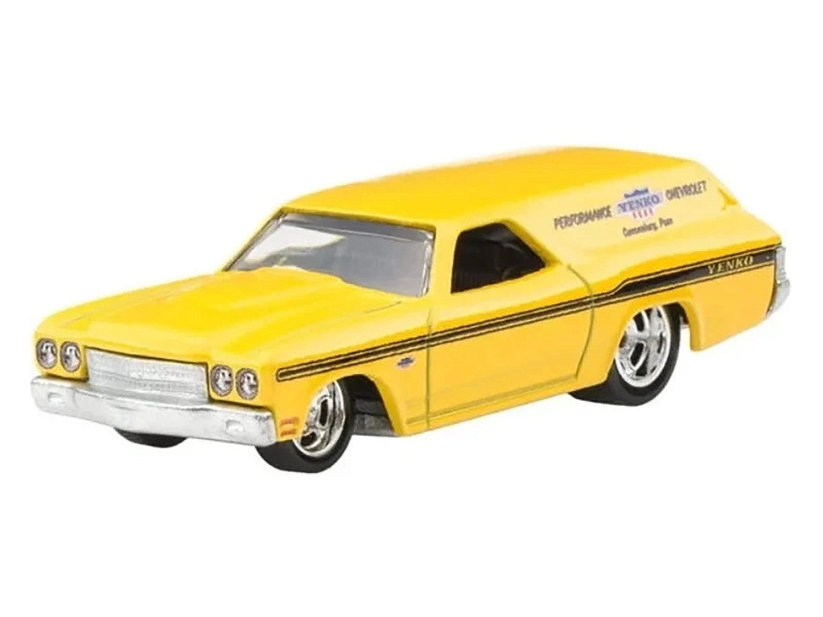1970 Chevrolet Chevelle SS Wagon "Yenko" Yellow "Fast Wagons" Series Diecast Model Car by Hot Wheels