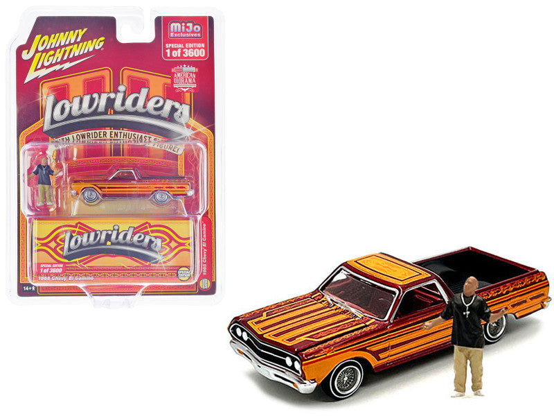 Johnny Lightning 1965 Chevrolet El Camino Lowrider Diecast Car - Limited Edition