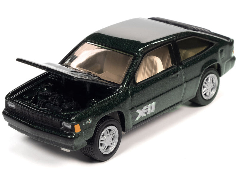 1981 Chevrolet Citation X-11 Dark Green Metallic "Classic Gold Collection" Series Limited Edition to 8476 pieces Worldwide 1/64 Diecast Model Car by Johnny Lightning