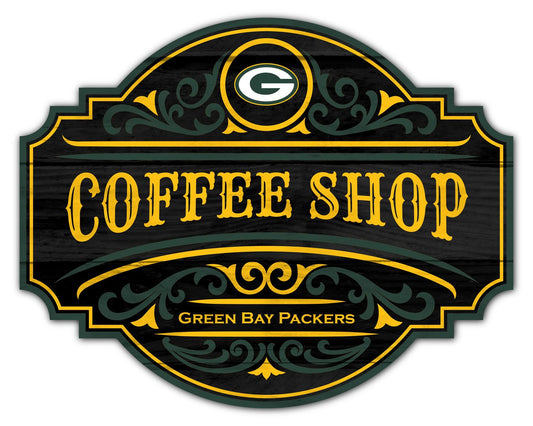 Green Bay Packers Coffee Tavern Sign by Fan Creations