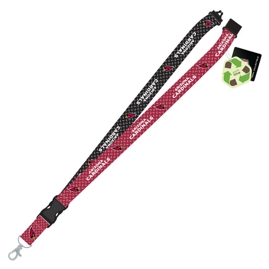 Arizona Cardinals Diamond Plate Design Lanyard by Mojo