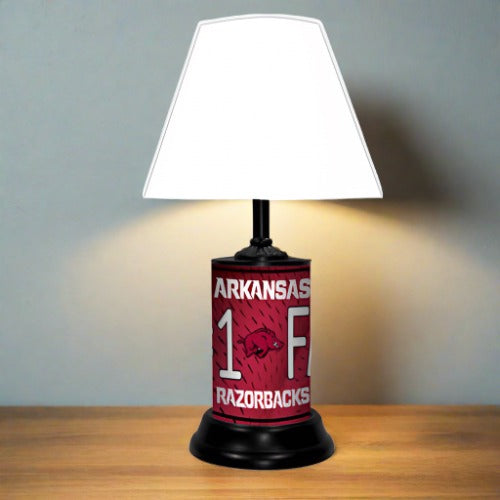 Arkansas Razorbacks #1 Fan Lamp with Shade by GTEI