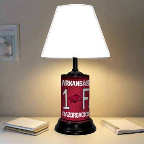 Arkansas Razorbacks #1 Fan Lamp with Shade by GTEI