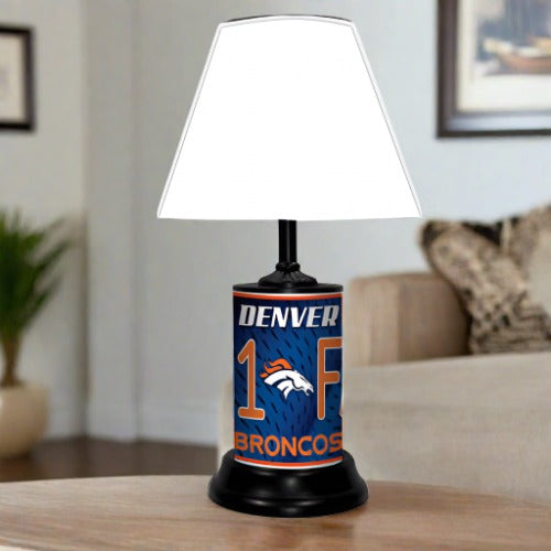 Denver Broncos #1 Fan Lamp by GTEI