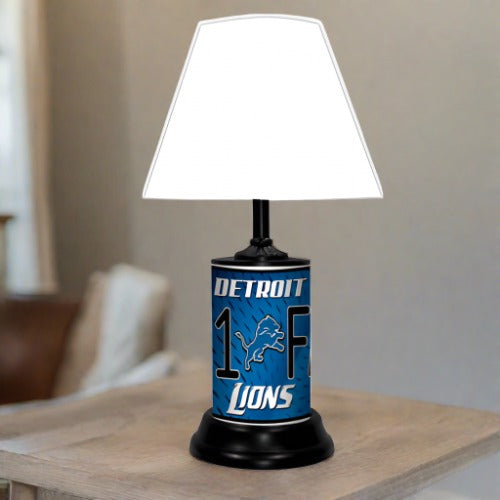 Detroit Lions #1 Fan Lamp with Shade by GTEI