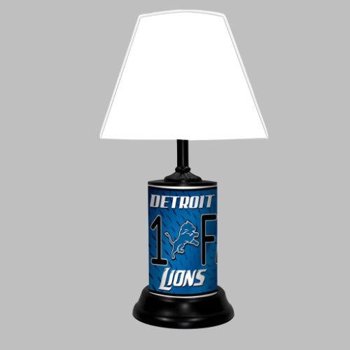 Detroit Lions #1 Fan Lamp with Shade by GTEI