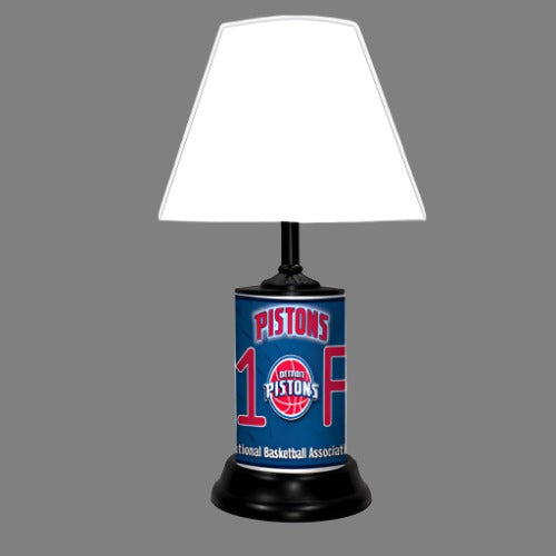 Detroit Pistons #1 Fan Lamp with Shade by GTEI