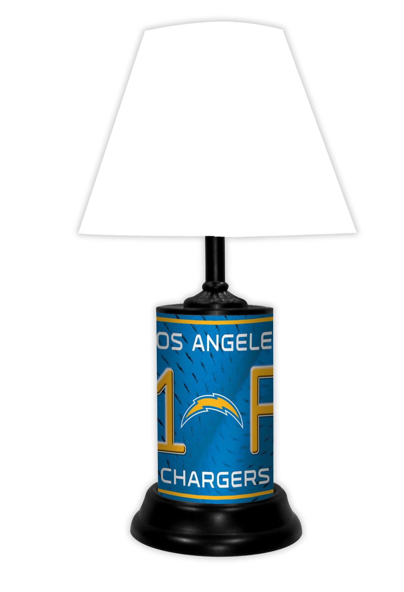 Los Angeles Chargers #1 Fan Lamp by GTEI