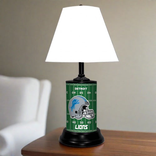 Detroit Lions Field Design Lamp with Shade by GTEI