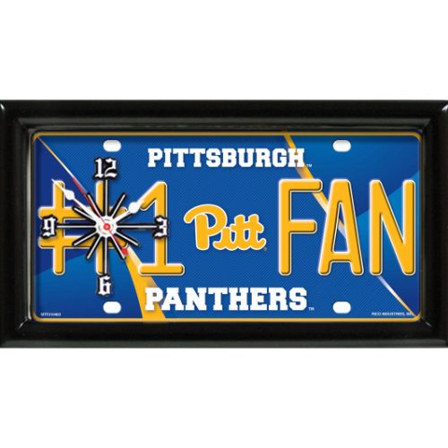 Pittsburgh {Pitt} Panthers #1 Fan Wall Clock by GTEI