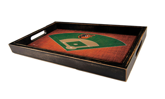 Baltimore Orioles Distressed Field Design Serving Tray by Fan Creations