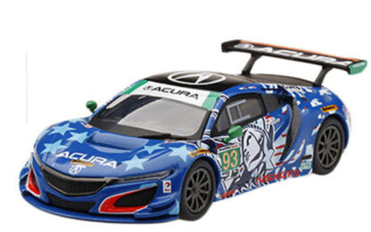 Acura NSX GT3 #93 "Statue of Liberty" 2017 IMSA Watkins Glen Limited Edition to 3600 pieces Worldwide 1/64 Diecast Model Car by True Scale Miniatures