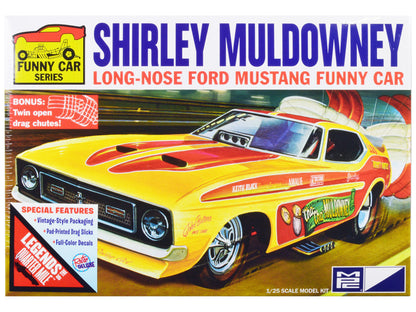 Ford Mustang Long Nose Funny Car "Shirley Muldowney" 1/25 Scale Skill Level 2 Model Kit by MPC