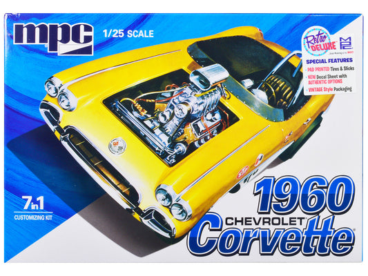 1960 Chevrolet Corvette 7-in-1 Kit 1/25 Scale Skill 2 Model Kit by MPC