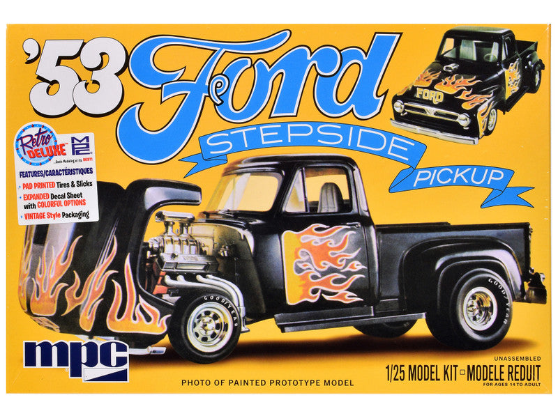 1953 Ford Stepside Pickup Truck 1/25 Scale Model Kit Skill Level 2 by MPC