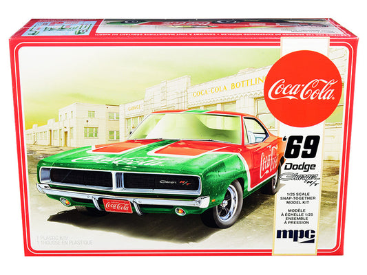 1969 Dodge Charger RT "Coca-Cola" 1/25 Scale Model Kit - Snap Together Skill Level 3 by MPC