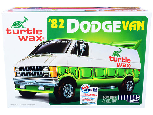 1982 Dodge Van Custom "Turtle Wax" 2-in-1 Kit 1/25 Scale Model Kit - Skill Level 2 by MPC
